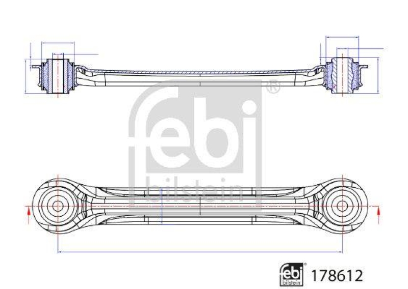 FEBI BILSTEIN 178612 Querlenker f&uuml;r Mercedes-Benz