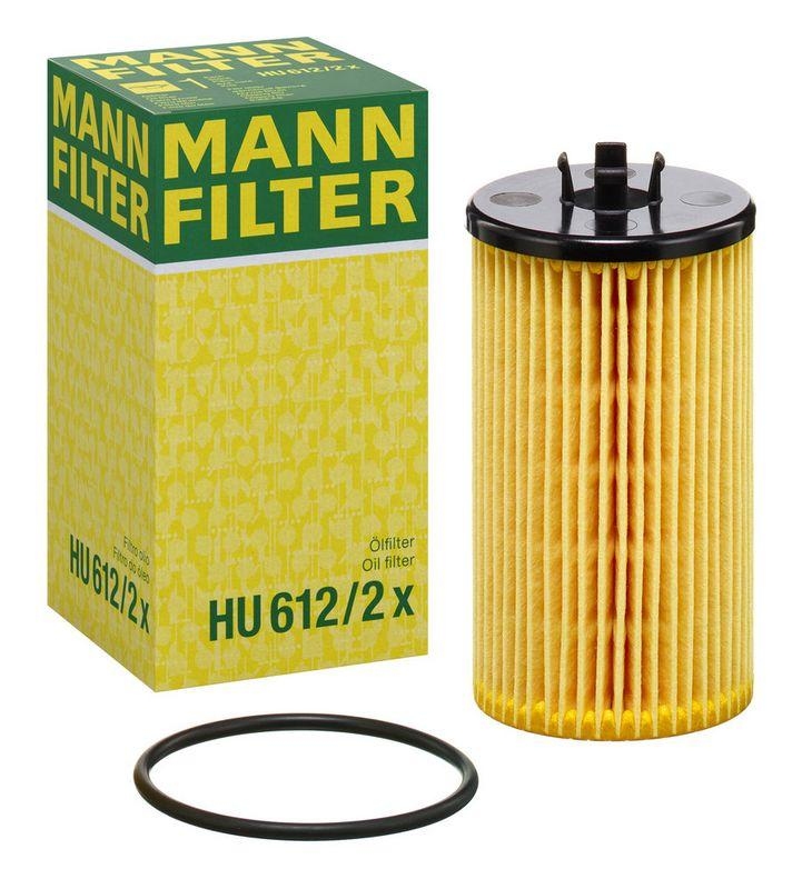 MANN-FILTER HU 612/2 x &Ouml;lfilter f&uuml;r Opel