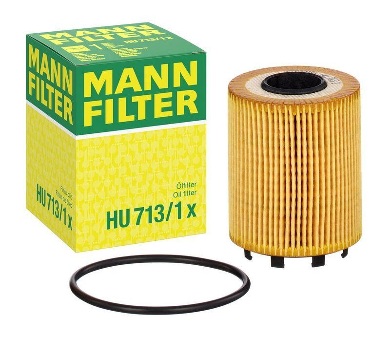 MANN-FILTER HU 713/1 x &Ouml;lfilter f&uuml;r Opel