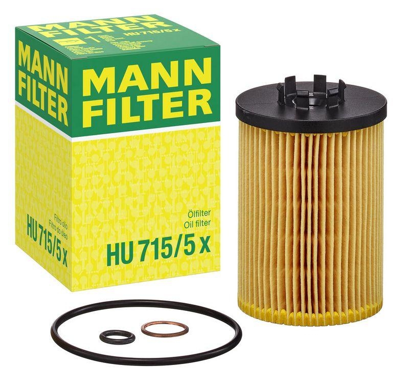 MANN-FILTER HU 715/5 x &Ouml;lfilter f&uuml;r BMW