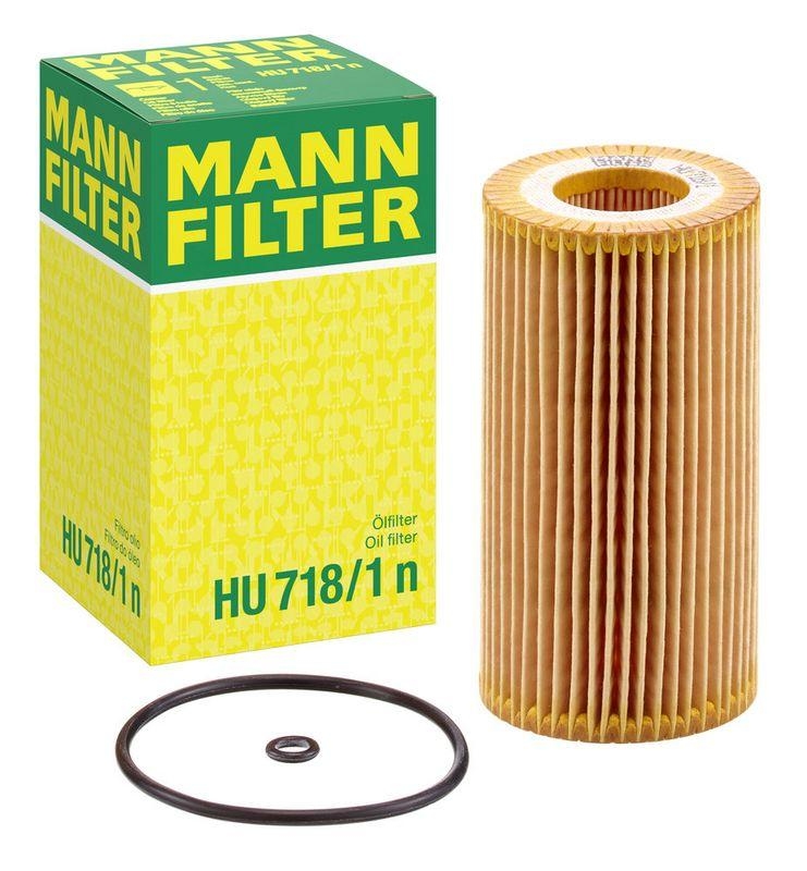 MANN-FILTER HU 718/1 n &Ouml;lfilter f&uuml;r Opel