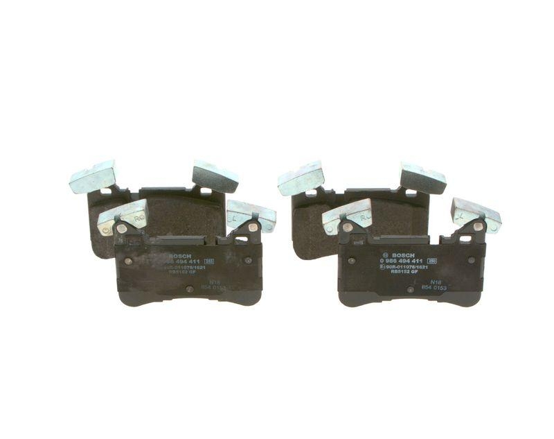 BOSCH 0 986 494 411 Bremsbelagsatz Scheibenbremse