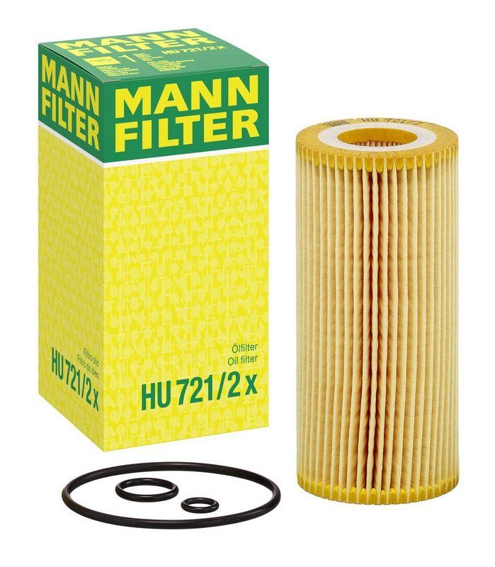 MANN-FILTER HU 721/2 x &Ouml;lfilter f&uuml;r Mercedes-Benz
