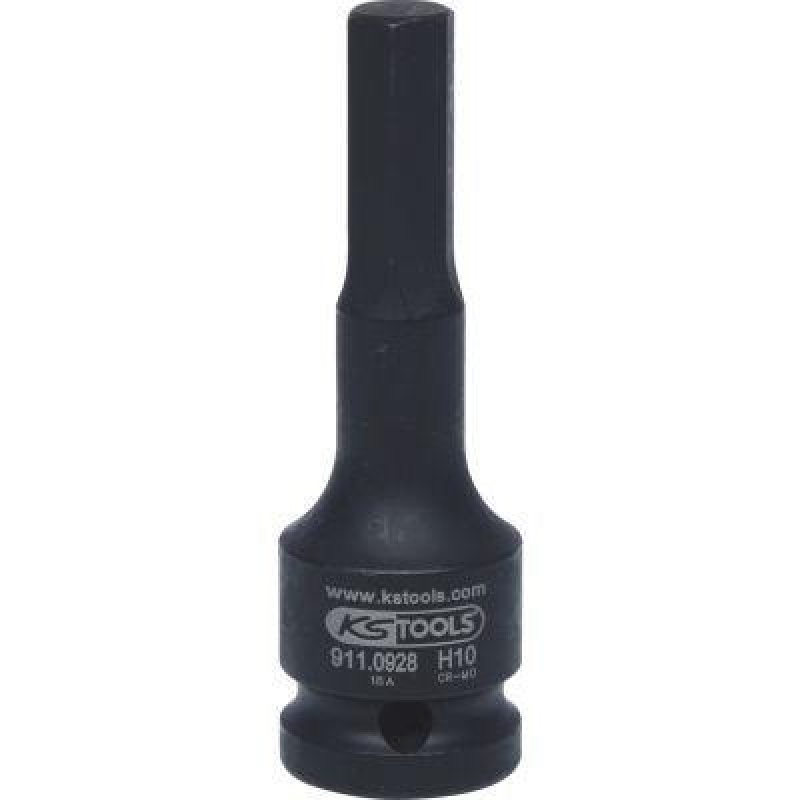 KS TOOLS 911.0928 1/2" Sechskant-Kraftbitnuss 10mm