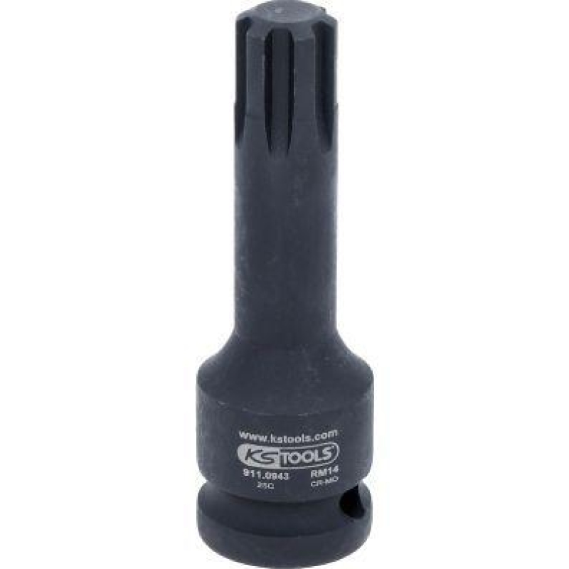 KS TOOLS 911.0943 1/2" Kraft-Bit-Stecknuss