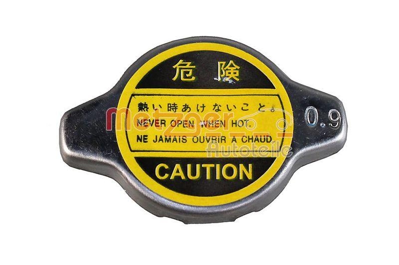 METZGER 2141067 Verschlussdeckel, K&uuml;hler f&uuml;r MAZDA/MITSUBISHI/SUZUKI/TOYOTA METALL