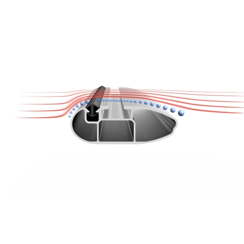 ATERA 048222 SIGNO RT Dachträger 120cm Alu Vierkant Tragrohr Profil: 32x22mm