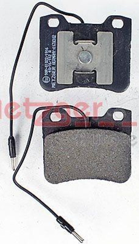 METZGER 1170302 Bremsbelagsatz, Scheibenbremse WVA 21 179