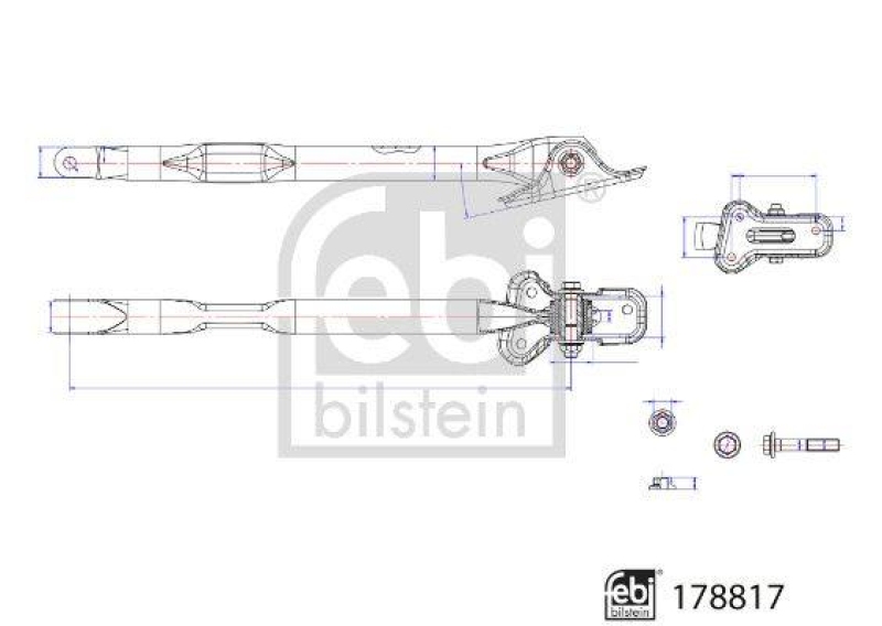 FEBI BILSTEIN 178817 Querlenker mit Lager und Anbaumaterial f&uuml;r Land Rover