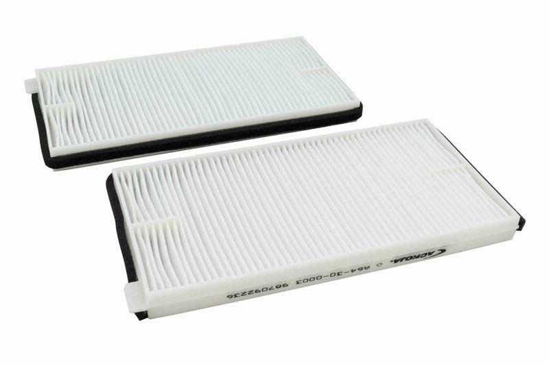 ACKOJA A64-30-0003 Filter, Innenraumluft 223x113x18 mm, Kunststoffrahmen für SUZUKI