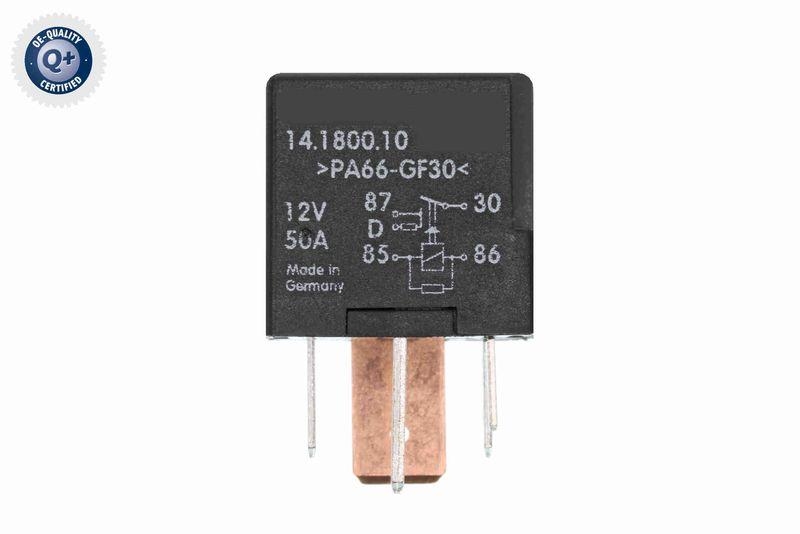 VEMO V15-71-0055 Relais, Startwiederholung 12V, 5 Pins, 40A, Schließer, Relaisnumme für VW