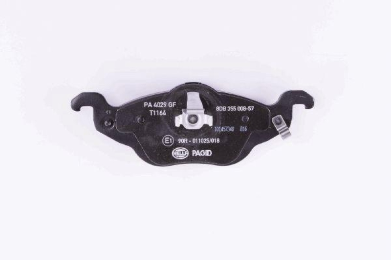 HELLA 8DB 355 008-571 Bremsbelagsatz, Scheibenbremsbelag f&uuml;r OPEL