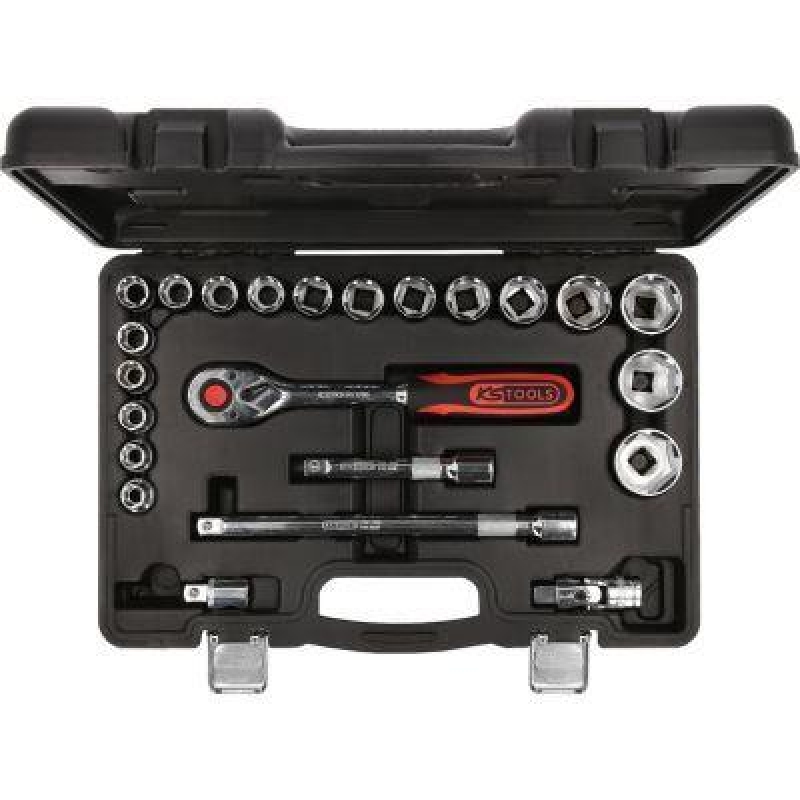 KS TOOLS 918.0623 1/2" Sechskant-Steckschlüsselsatz