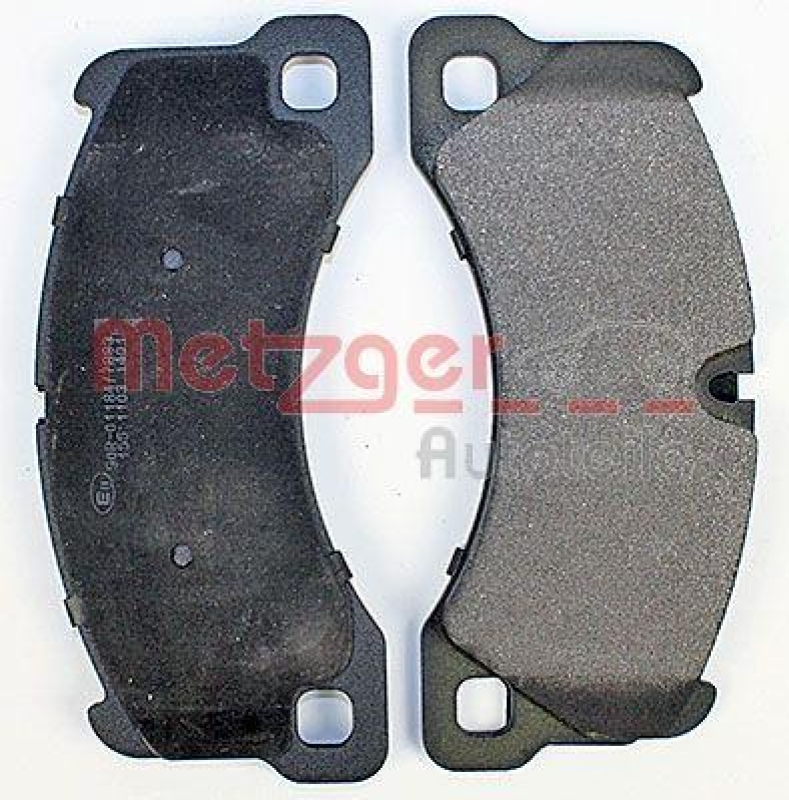 METZGER 1170445 Bremsbelagsatz, Scheibenbremse WVA 24 295
