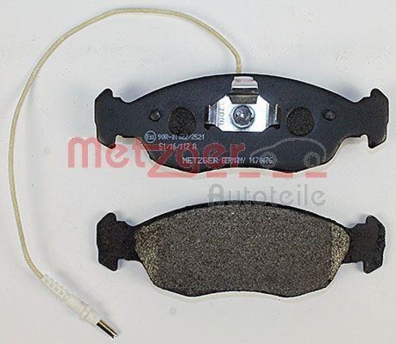 METZGER 1170476 Bremsbelagsatz, Scheibenbremse WVA 21 430