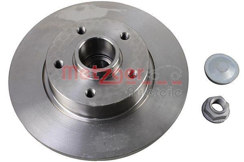 METZGER 6110775 Bremsscheibe Mit Radlager f&uuml;r FIAT/NISSAN/OPEL/RENAULT HA