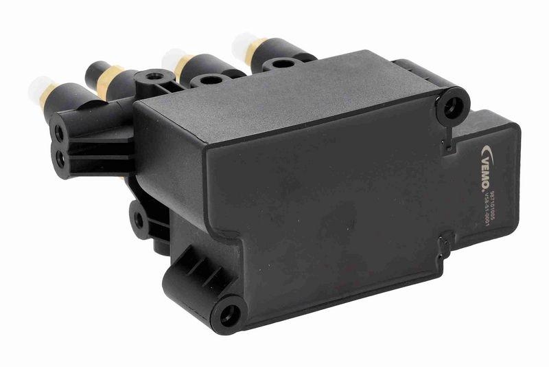 VEMO V58-51-0001 Ventil, Druckluftanlage mit Anschlussadaptern für TESLA