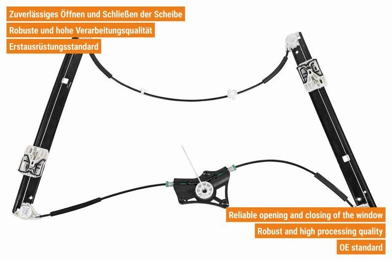 VAICO V10-7663 Fensterheber elektrisch vorne links f&uuml;r AUDI