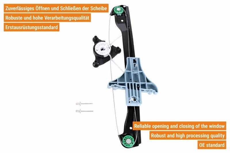 VAICO V10-9852 Fensterheber elektrisch hinten rechts für VW