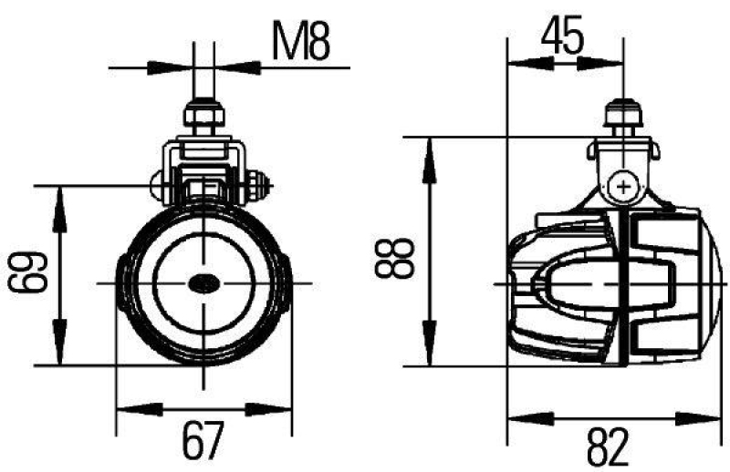 HELLA 1G0 995 050-011 AScheinwerfer Modul 50 LED