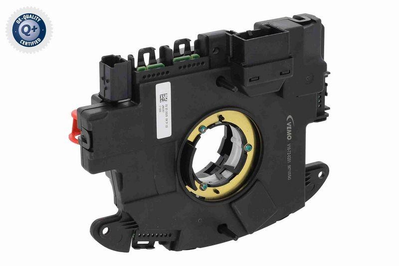 VEMO V10-72-0201 Wickelfeder, Airbag mit Schleifring und Lenkwinkelsensor für VW