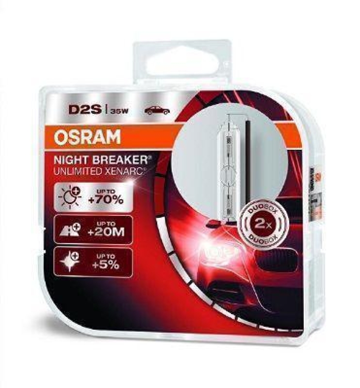 OSRAM 66240XNB-HCB Glühlampe Xenarc Silverstar D2S Duo Box
