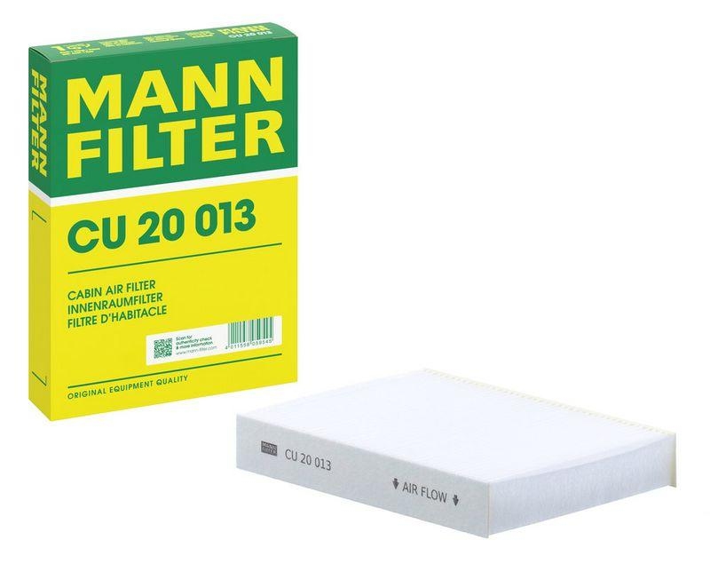 MANN-FILTER CU 20 013 Innenraumluftfilter f&uuml;r PSA