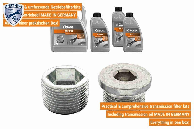 VAICO V10-5540-xxL Teilesatz, Automatikgetriebe-&Ouml;lwechsel Stufenlos Cvt (01J) f&uuml;r VW