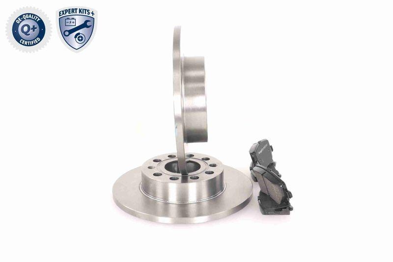 VAICO V10-6624 Bremsensatz, Scheibenbremse Hinterachse f&uuml;r VW