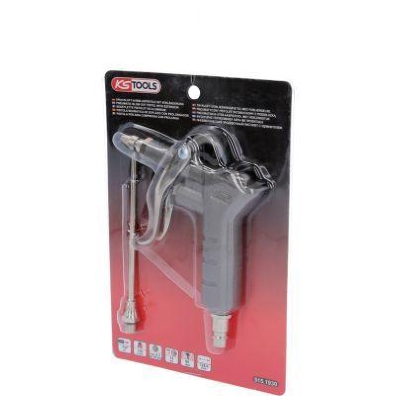 KS TOOLS 515.1930 Druckluft-Ausblaspistole mit Verlängerung