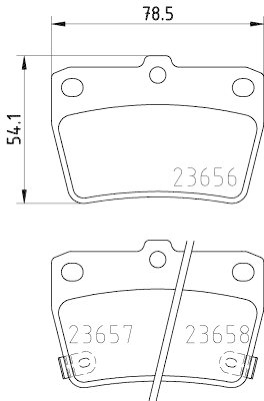 HELLA 8DB 355 010-521 Bremsbelagsatz, Scheibenbremsbelag f&uuml;r TOYOTA