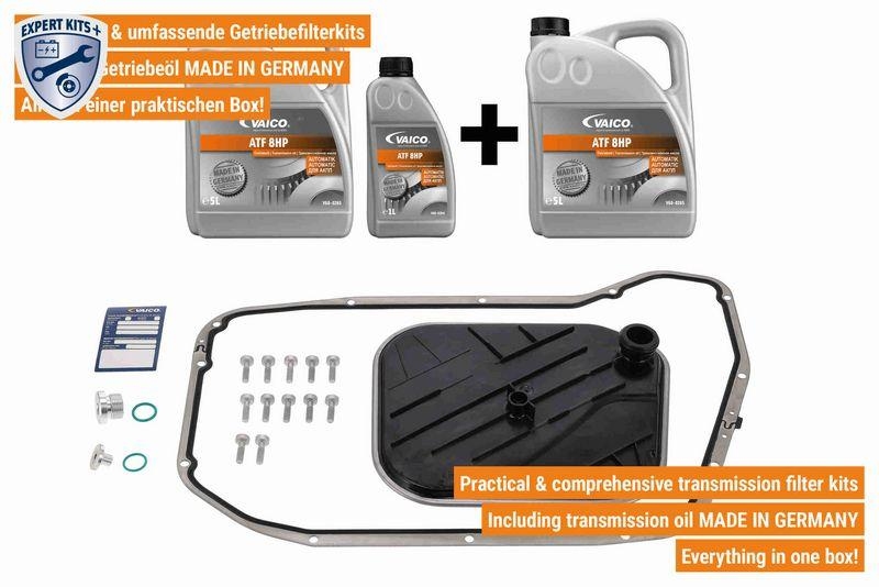 VAICO V10-3225 Teilesatz, Automatikgetriebe-&Ouml;lwechsel 8-Gang (8Hp55) f&uuml;r VW