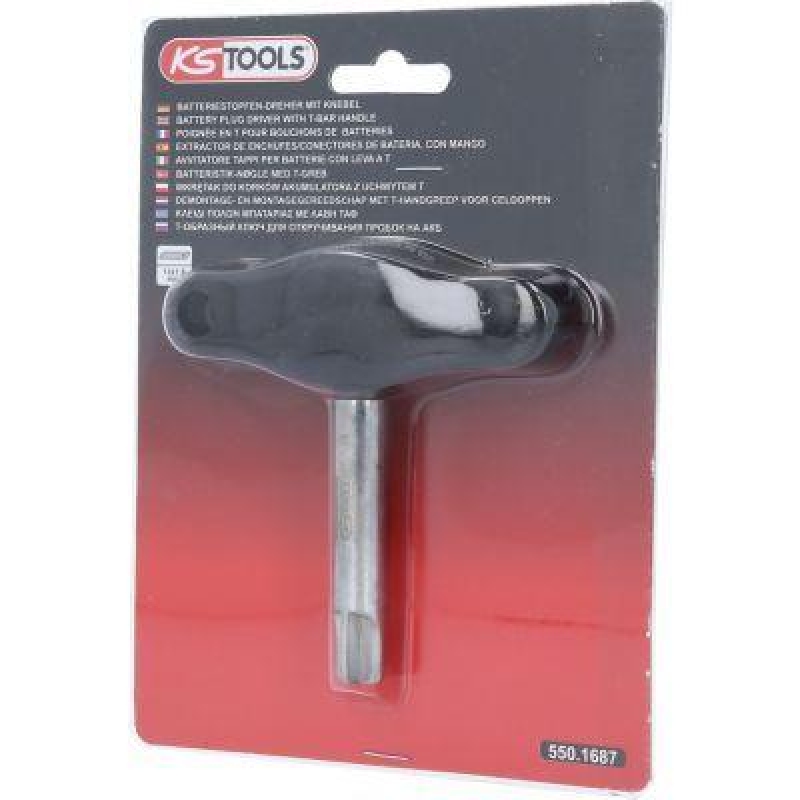 KS TOOLS 550.1687 Batterieverschlussstopfenschraubendreher