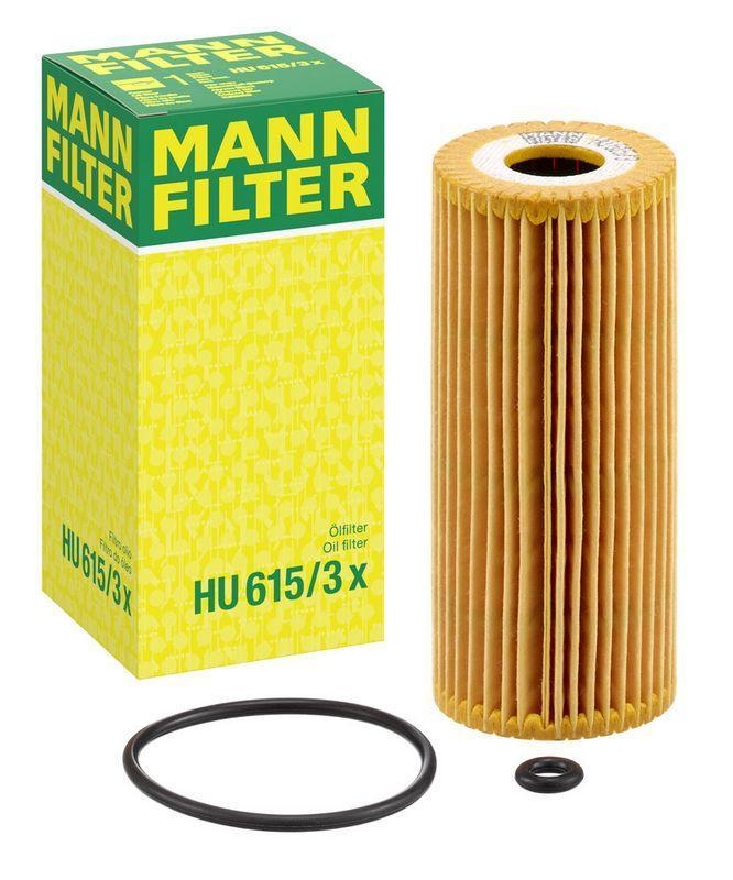 MANN-FILTER HU 615/3 x &Ouml;lfilter f&uuml;r Mercedes-Benz