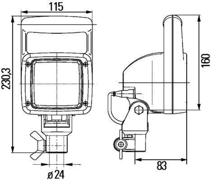 HELLA 1GA 996 150-151 AScheinwerfer Ultra Beam Halogen