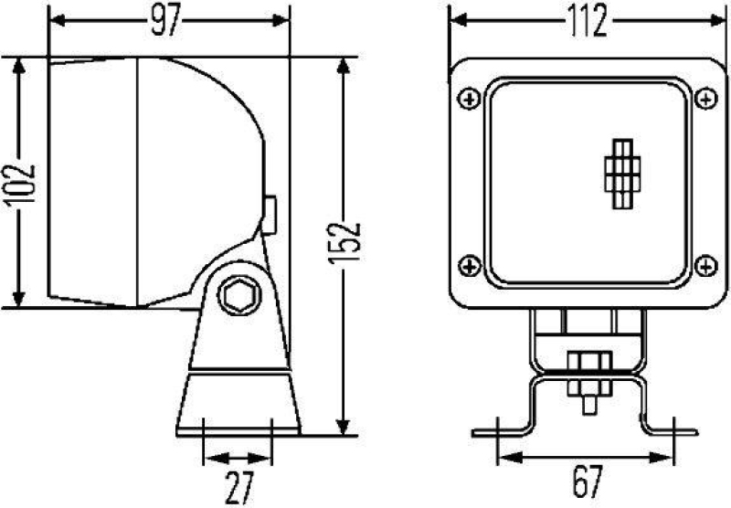 HELLA 1GA 997 506-601 AScheinwerfer Ultra Beam Halogen