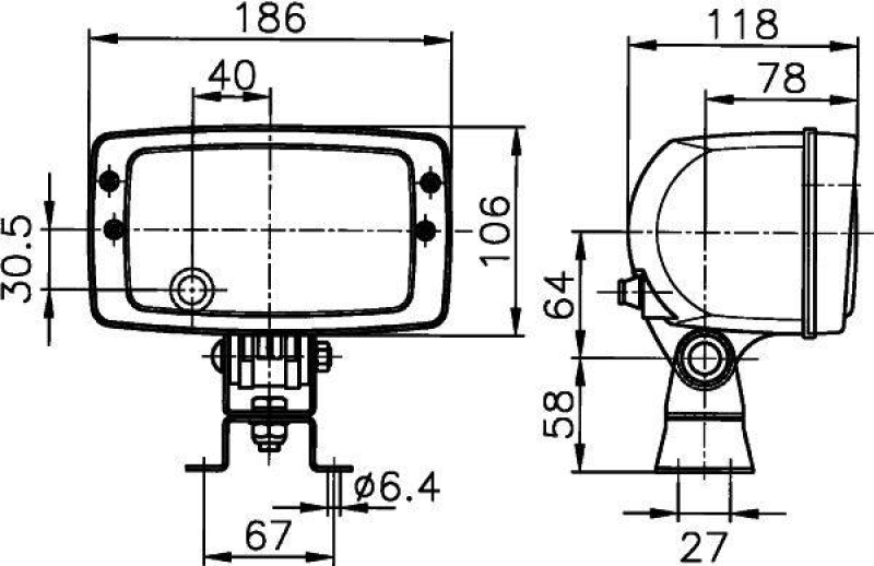 HELLA 1GB 996 213-511 AScheinwerfer Modul 6213 Halogen