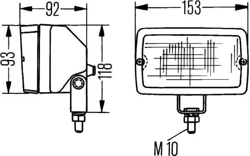 HELLA 1GA 005 060-041 AScheinwerfer Master 5060 Halogen