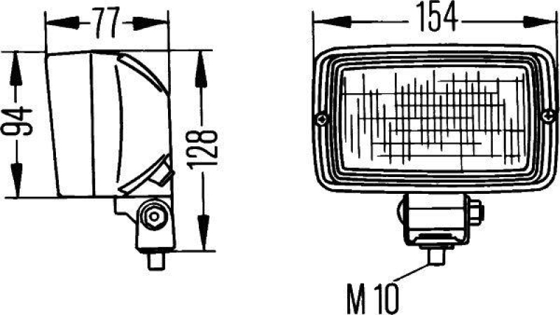 HELLA 1GA 006 876-001 AScheinwerfer Picador Halogen