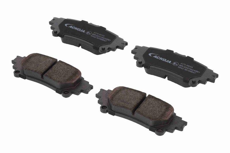 ACKOJA A70-9634 Bremsbelagsatz, Scheibenbremse f&uuml;r LExUS