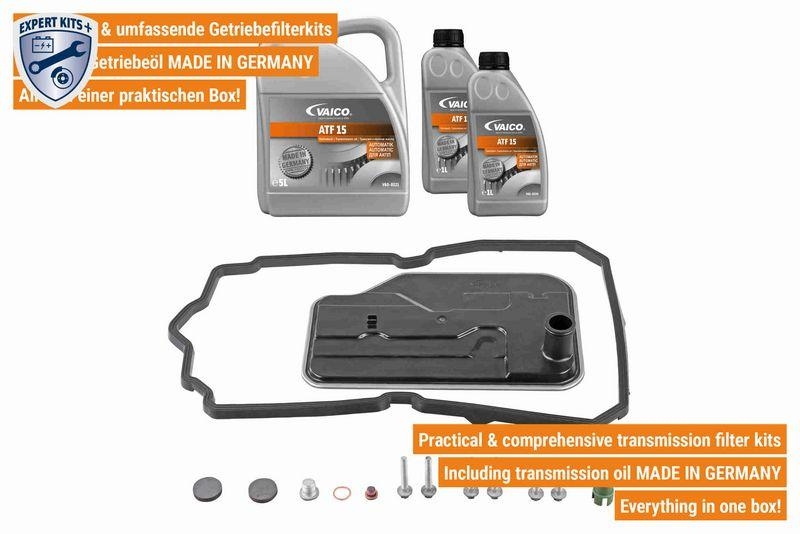 VAICO V30-2256 Teilesatz, Automatikgetriebe-&Ouml;lwechsel 7-Gang / 7G-Tronic Plus (722.9) mit Zube f&uuml;r MERCEDES-BENZ