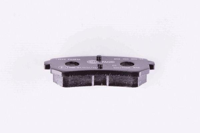 HELLA 8DB 355 006-961 Bremsbelagsatz, Scheibenbremsbelag f&uuml;r HYUNDAI/KIA