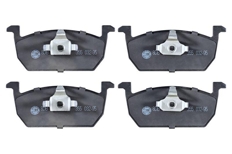 HELLA 8DB 355 032-951 Bremsbelagsatz, Scheibenb