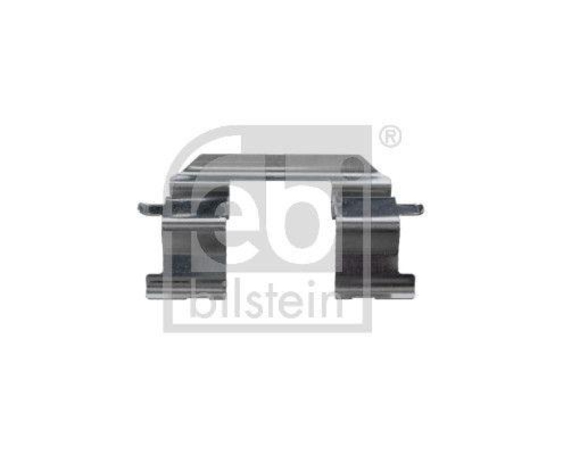 FEBI BILSTEIN 16974 Bremsbelagsatz mit Befestigungsmaterial f&uuml;r Vauxhall