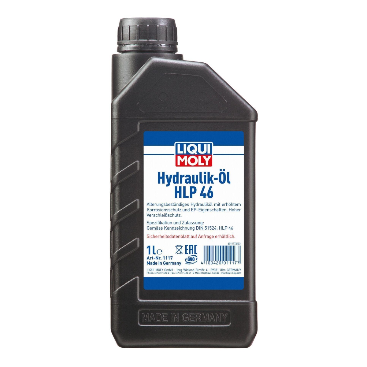 LIQUI MOLY 1117 Hydrauliköl HLP 46 Dose 1 L