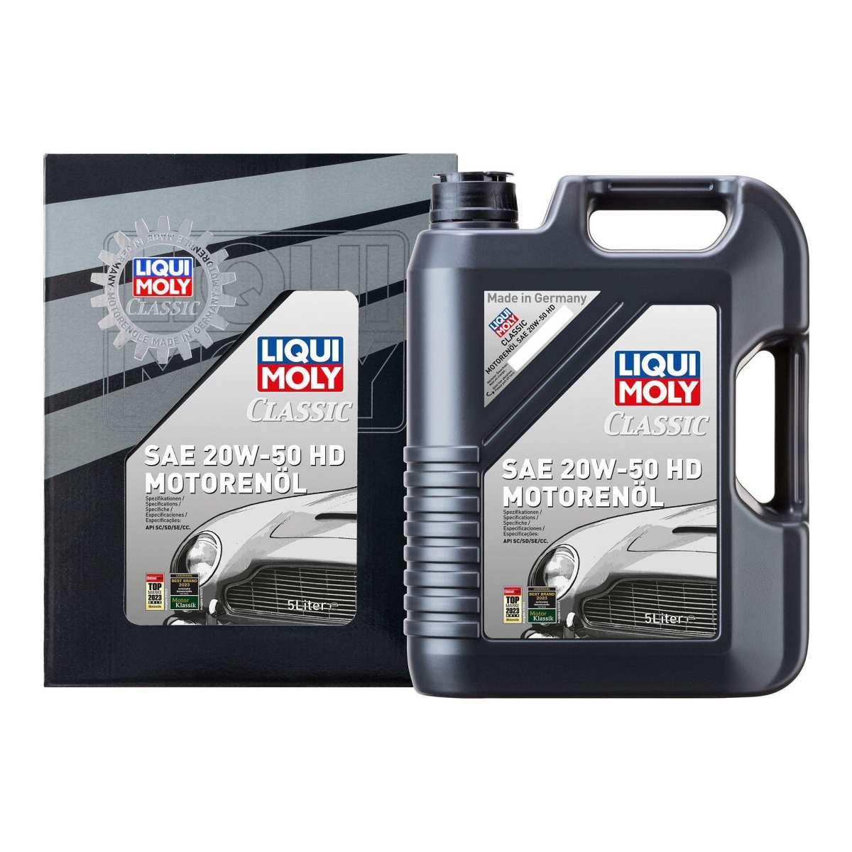 LIQUI MOLY 1129 Motoröl Classic SAE 20W-50 HD Kanister 5 L