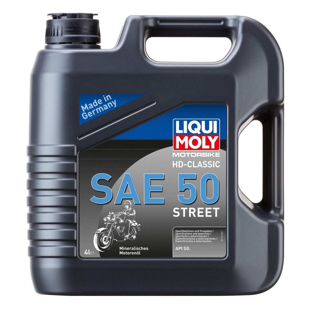 LIQUI MOLY 1230 Motoröl Motorbike HD-Classic SAE 50 Street Kanister 4 L