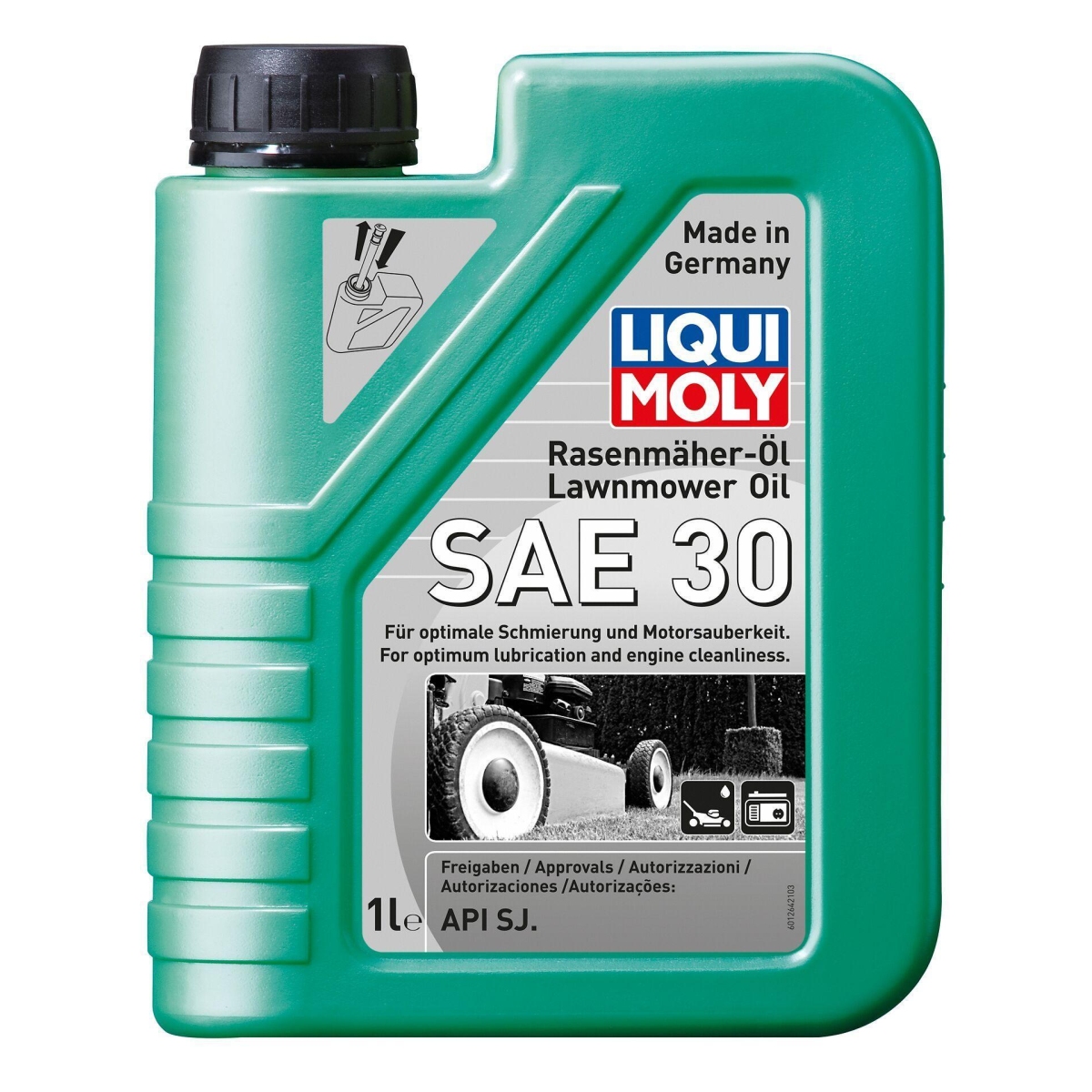 LIQUI MOLY 1264 Motoröl Rasenmäher-Öl SAE 30 Kanister 1 L