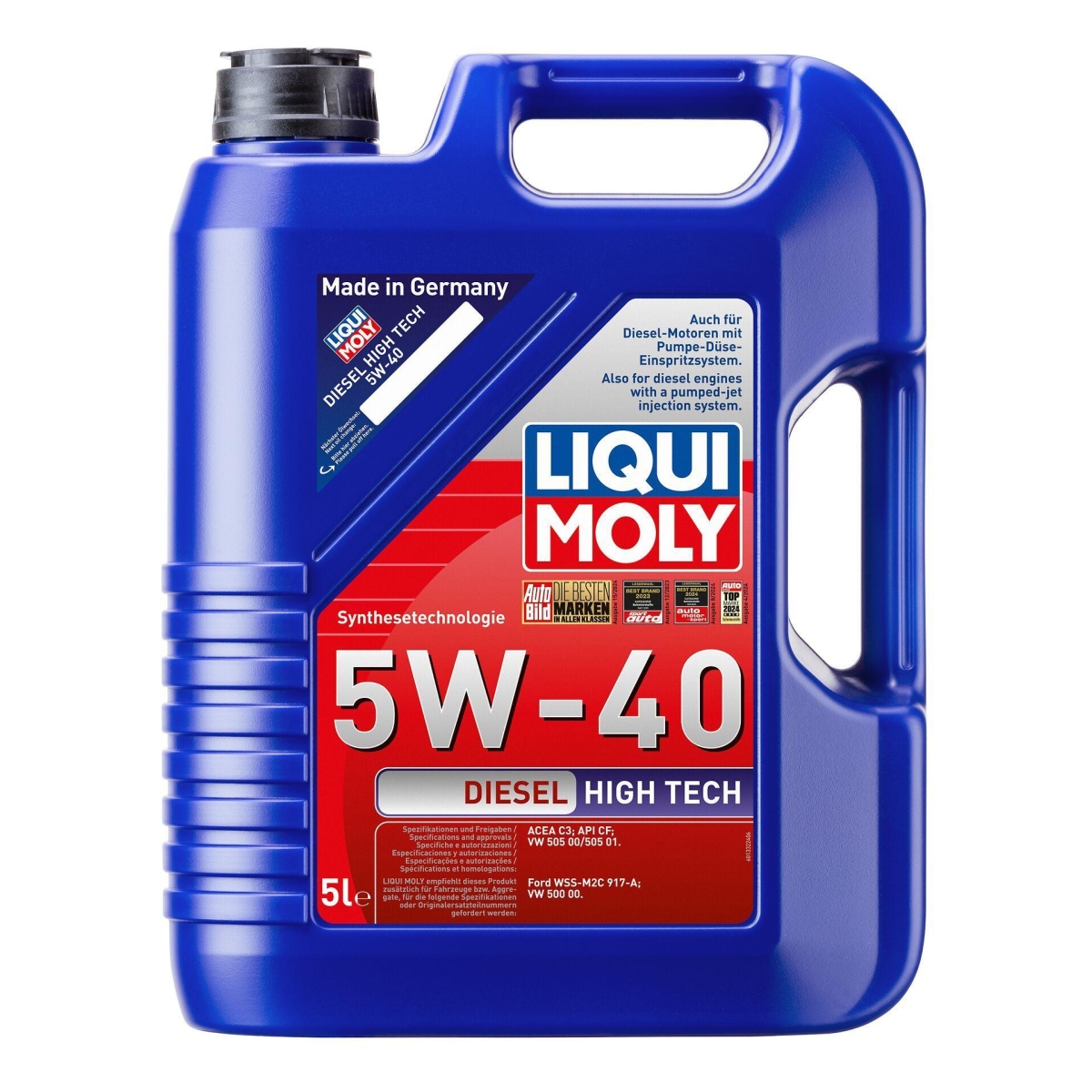 LIQUI MOLY 1332 Motoröl Diesel High Tech 5W-40 Kanister 5 L