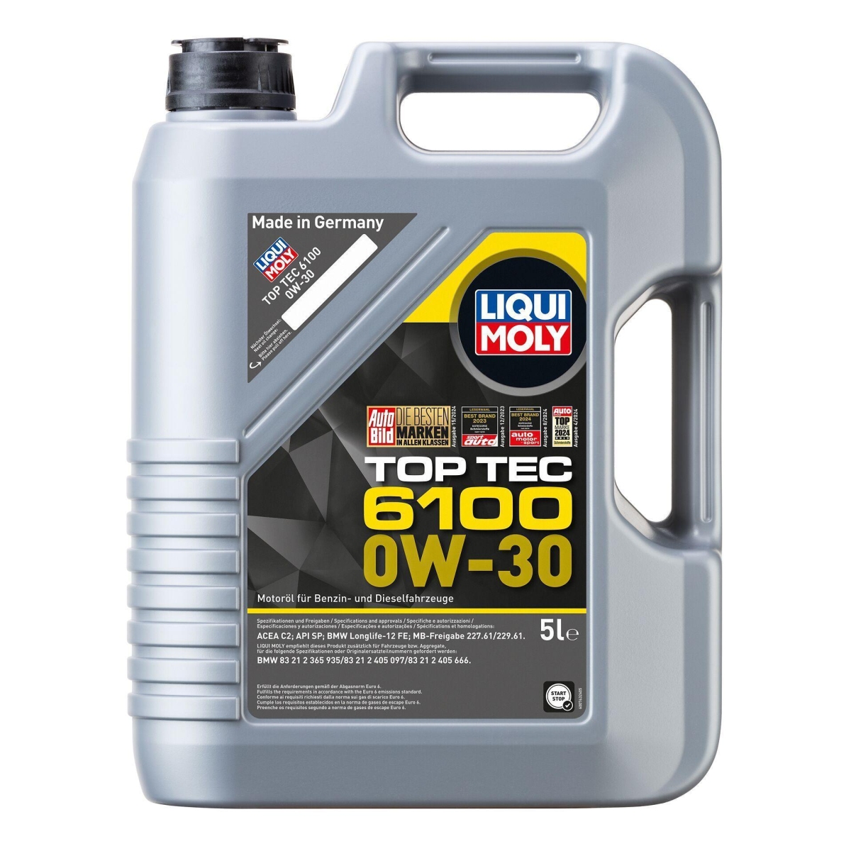 LIQUI MOLY 20771 Motoröl Top Tec 6100 0W-30 Kanister 5 L